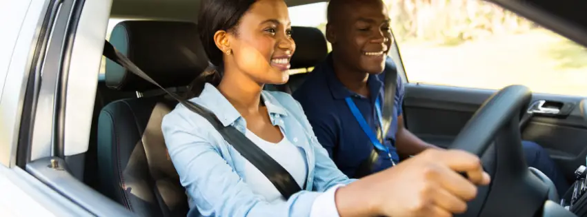 learner driver breathing and staying calm before Durban driving test
