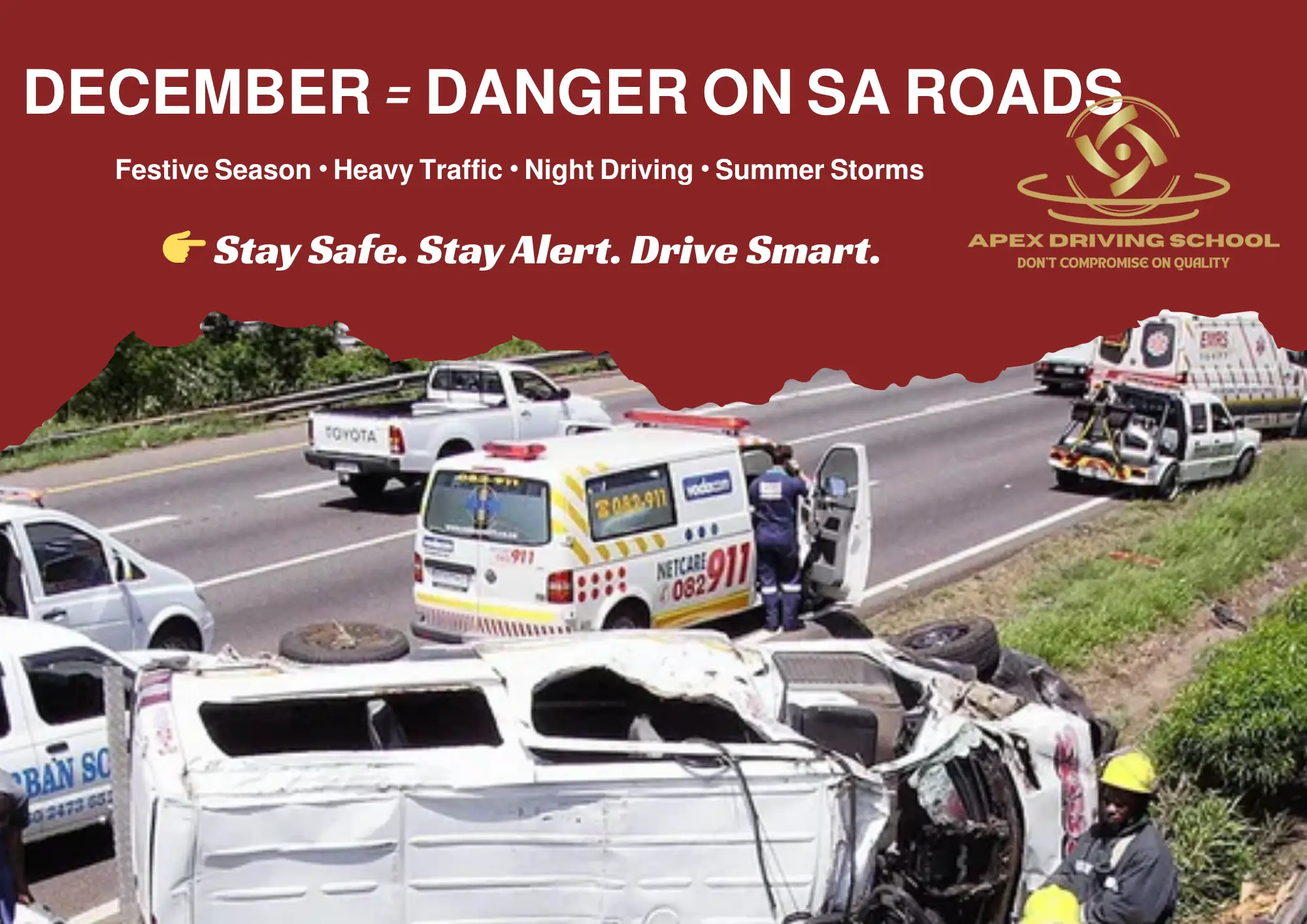 Durban Busy Roads – December Summer Driving Safety Tips Durban Busy Roads – December Summer Driving Safety Tips