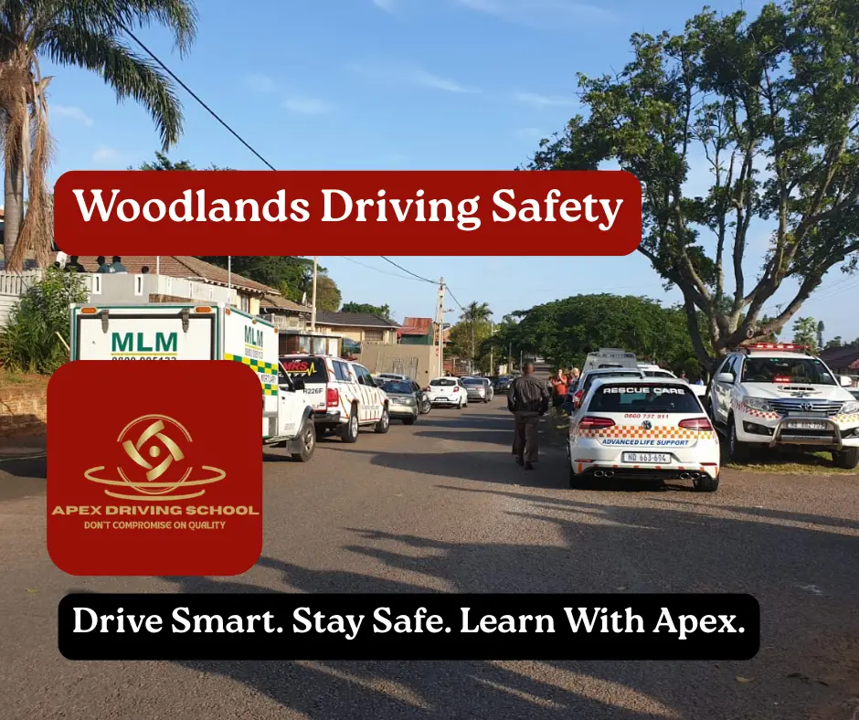 Woodlands Driving Safety – Festive Season Risks Busy Woodlands roads in Durban during December festive season, highlighting driving safety tips.
